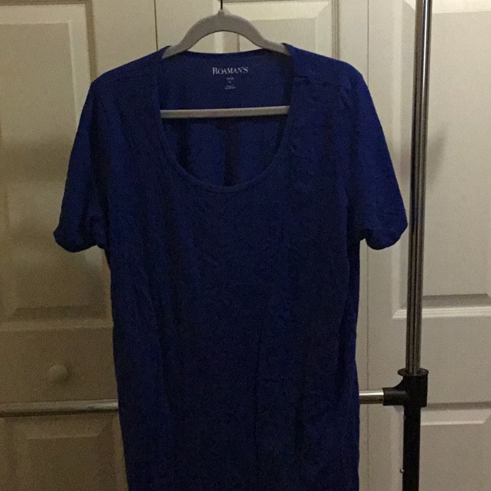 Romans Blue Short Sleeve Top